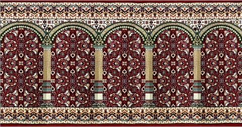 Red mosque piral full motif