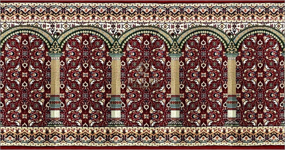 Red mosque piral full motif